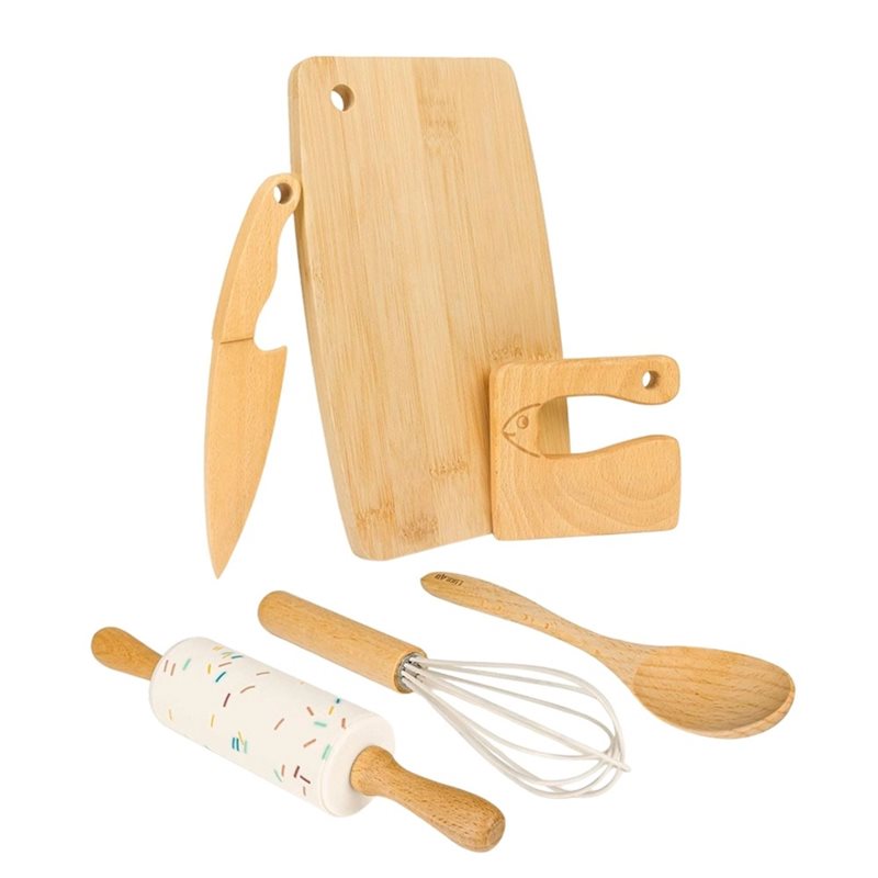 Kitchen Kids Baking Set - ABUG – drewniany zestaw do gotowania