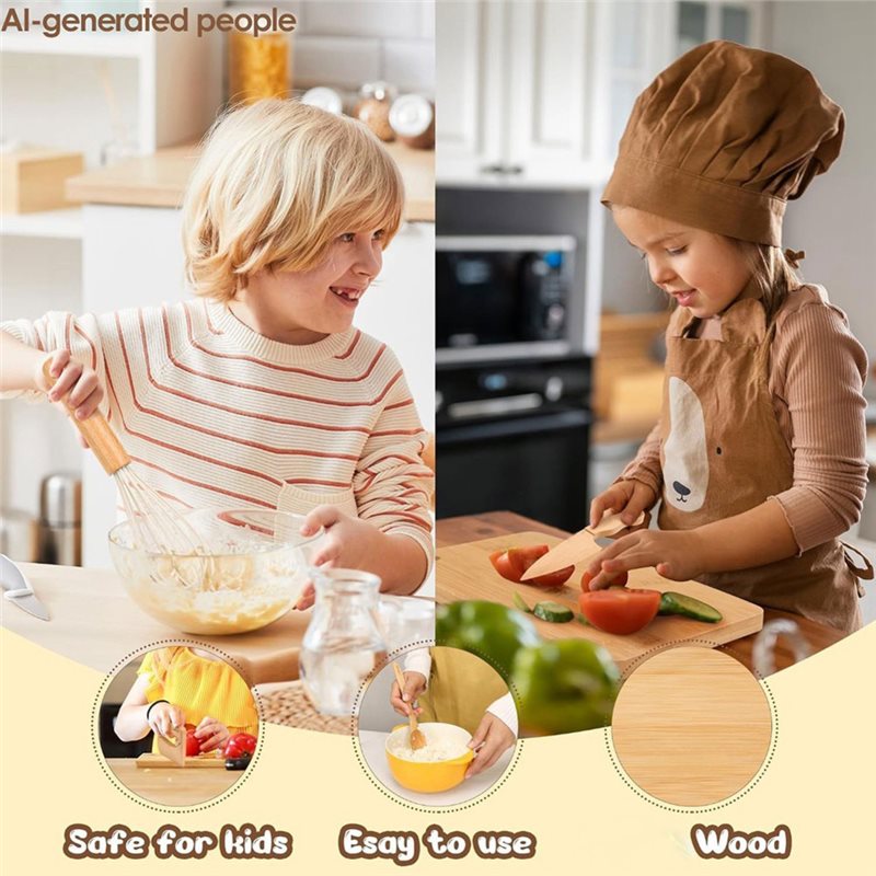 ABUG – drewniany zestaw do got – Kitchen Kids Baking Set recenzja i cena